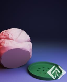 Cracked Stone Planter 3d model