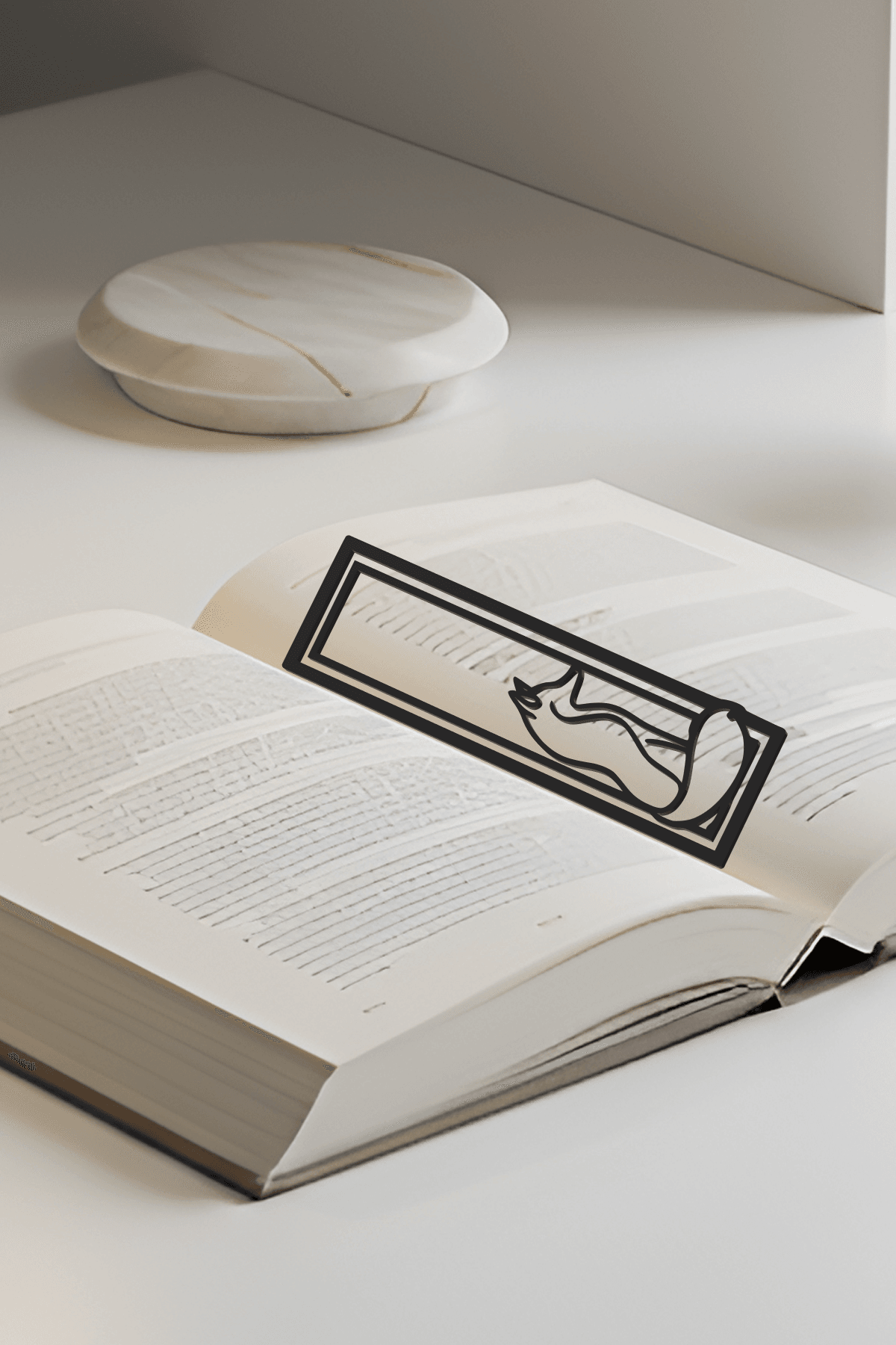 Fox Bookmark, Gift Bookmark 3d model
