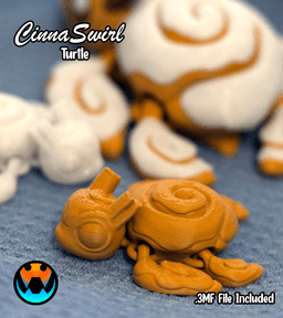 Cinnaswirl Turtle 3d model