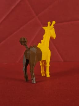 Girafarig Low Poly Pokemon 3d model