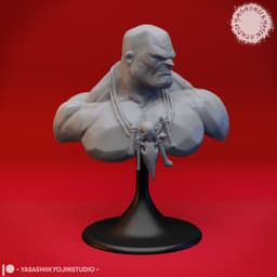 Stone Giant - Bust (Pre-Supported) 3d model