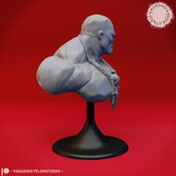 Stone Giant - Bust (Pre-Supported) 3d model
