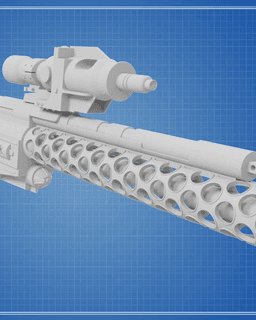 DLT-20A Blaster Rifle - Star Wars 3d model