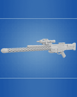 DLT-20A Blaster Rifle - Star Wars 3d model