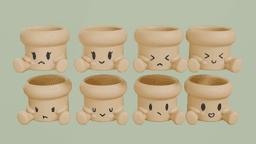 CaptusFacePot4 3d model