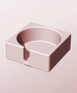 CS68-30-S Stackable slotted bin box module for creative decor 3d model