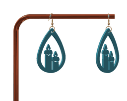 Cute keychain / earrings 3d model