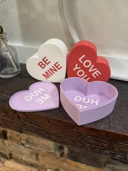 Candy Heart Boxes 3d model