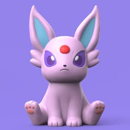 Chibi Eeveelution Set 3d model