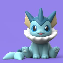 Chibi Eeveelution Set 3d model