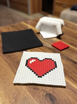 PIXEL ART CHAINMAIL - FABRIC MATS CUSTOMIZATION 3d model