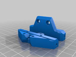 traxxas slash rear bumper mount 3d model
