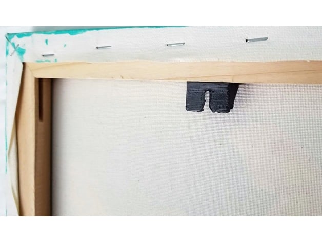 Canvas Picture Frame Hanger 3d model