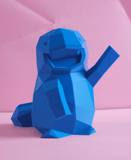 Quagsire Low Poly Pokemon 3d model