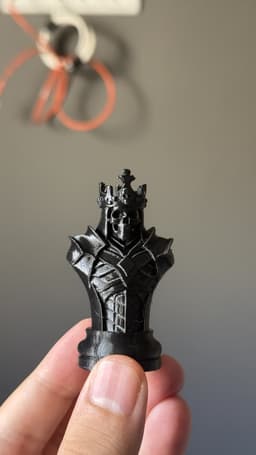 Skull Chess Set – 3D Printable Dark Fantasy Chess Pieces 3d model