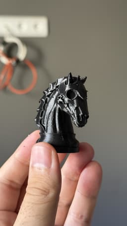 Skull Chess Set – 3D Printable Dark Fantasy Chess Pieces 3d model