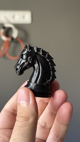 Skull Chess Set – 3D Printable Dark Fantasy Chess Pieces 3d model