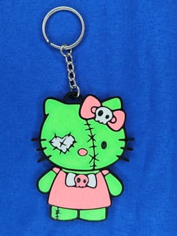 Hello Kitty Zombie Halloween Spooky Keychain 3d model