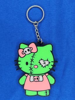 Hello Kitty Zombie Halloween Spooky Keychain 3d model