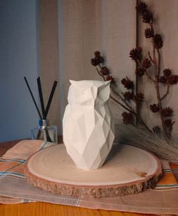 Owl Vase for Modern Geometric Home Decor 3d model