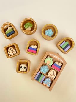 Mini Book Nook Clicker Keychain Fidget Toy Bundle 3d model