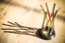 Glass Straw Stand - Parametric Hyperboloid 3d model