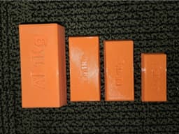 Various metal ingots 1Kg size Series 1 3d model