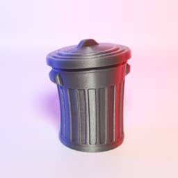 Mini Trash Can 3d model