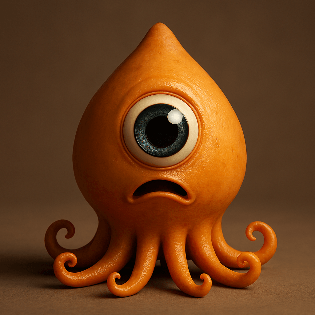 Cute One-Eyed Octopus – Stylized 3D Character 3d model