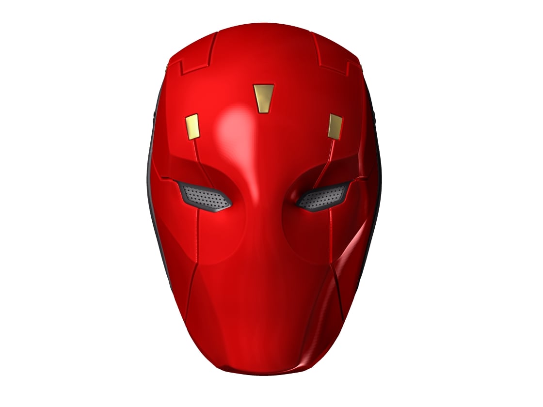Red Hood Helmet 3d model