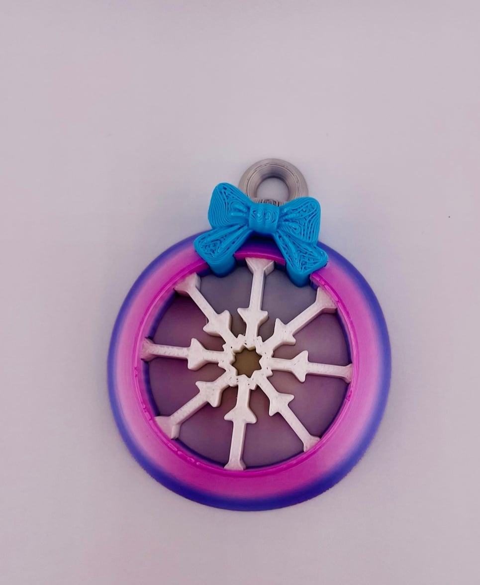 Snowflake Ornament Set 3d model