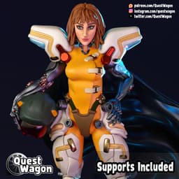 Starship Pilot 3d model