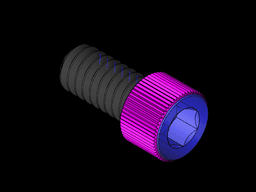 New Screw Part 3d model
