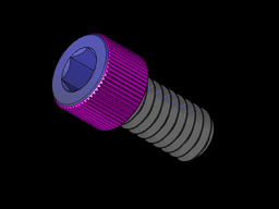 New Screw Part 3d model