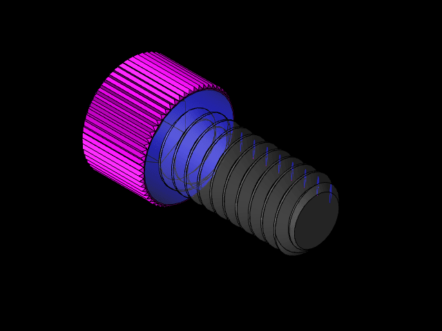 New Screw Part 3d model