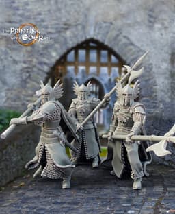 King's Guards - 3 Poses 3d model