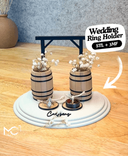 WeddingAlterRingHolder 3d model