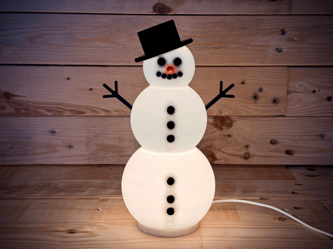 Light Up Snowman 3d model