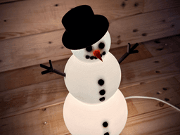 Light Up Snowman 3d model
