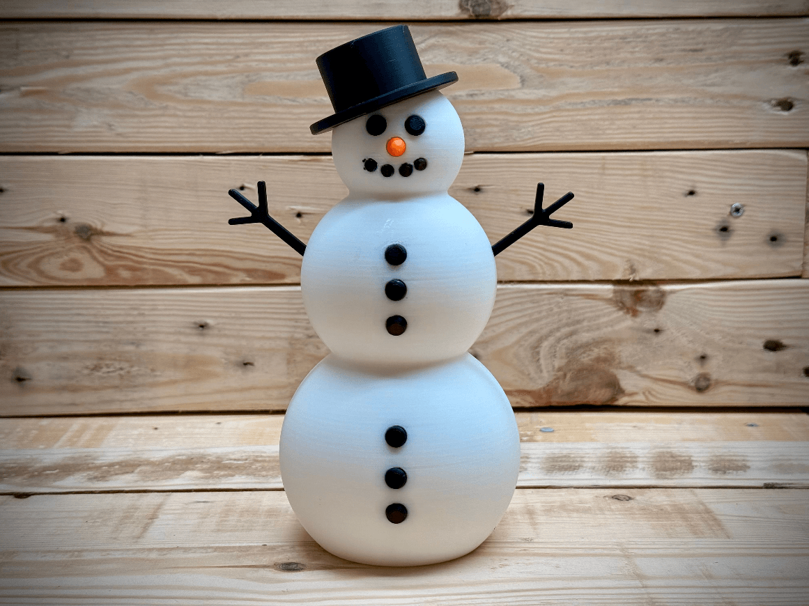 Light Up Snowman 3d model