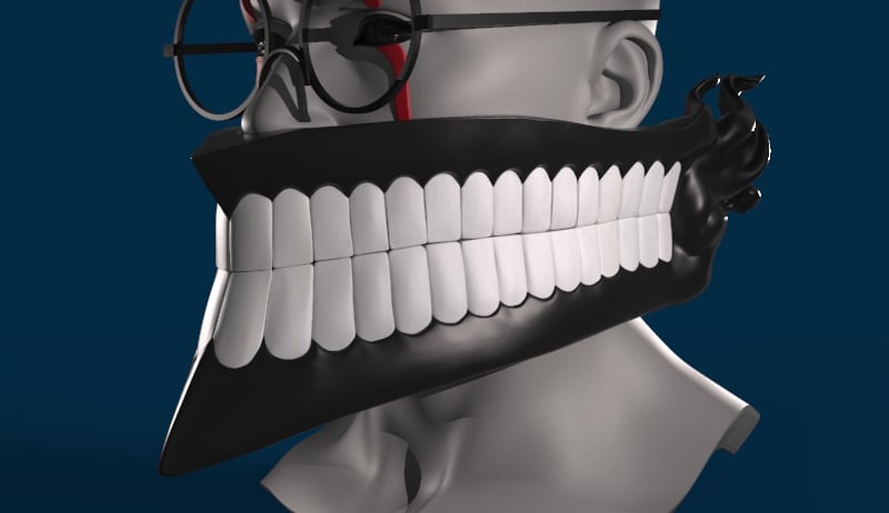Dandadan Okarun Mask 3d model