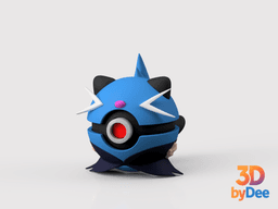 Dewott Pokeball 3d model