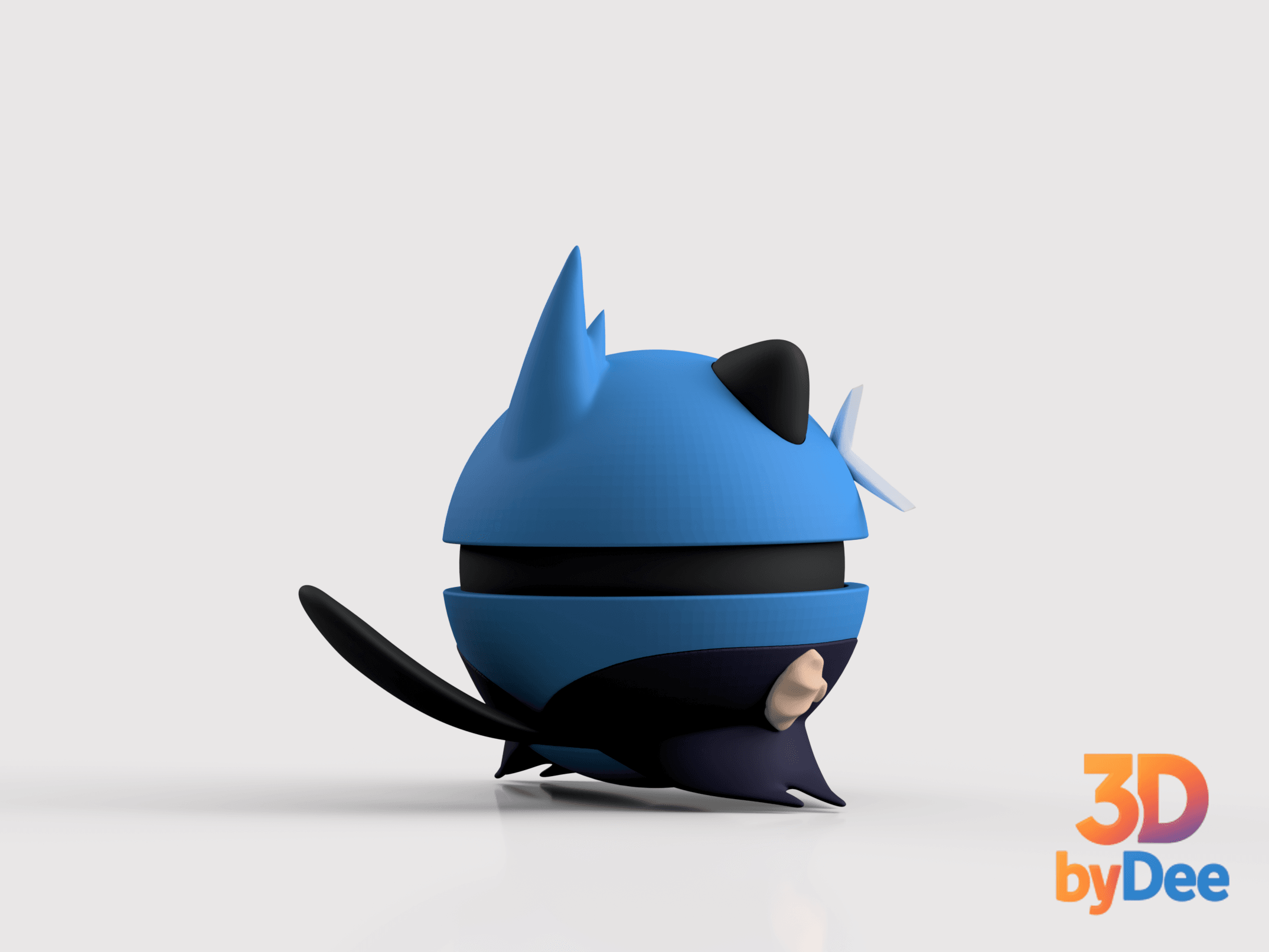 Dewott Pokeball 3d model