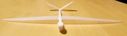 Small V-Tail Indoor Glider 3d model