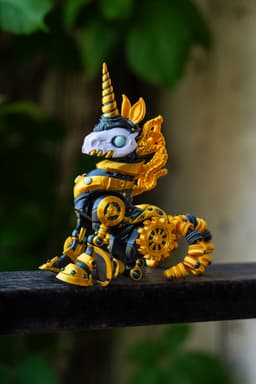 Steampunk Unicorn 3d model
