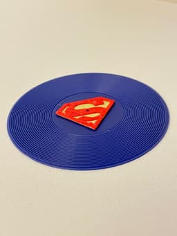 Superman Mini Record 3d model