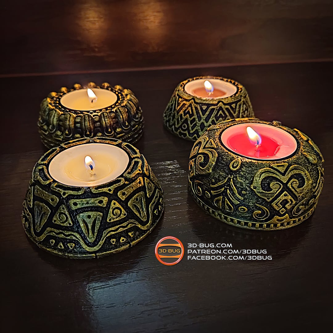 Tealight Holder 004 3d model