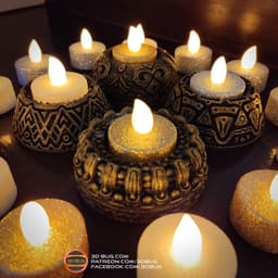 Tealight Holder 004 3d model
