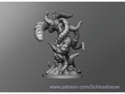 Mutated Worm 3d model