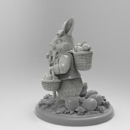Classic Easter Bunny 3d model